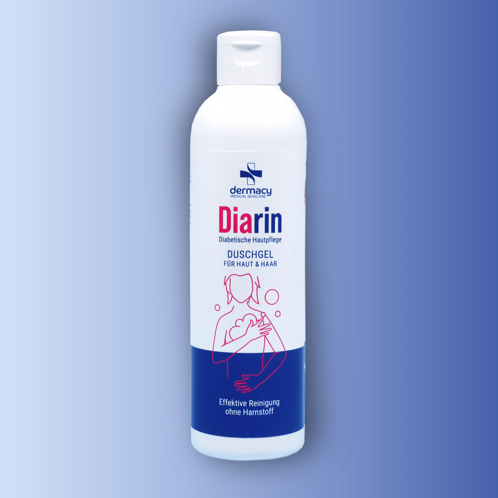 Diarin Produktbild Frontansicht vor blauem Hintergrund